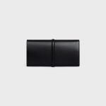 LARGE WALLET 16 IN SATINATED CALFSKIN BLACK - Image 3